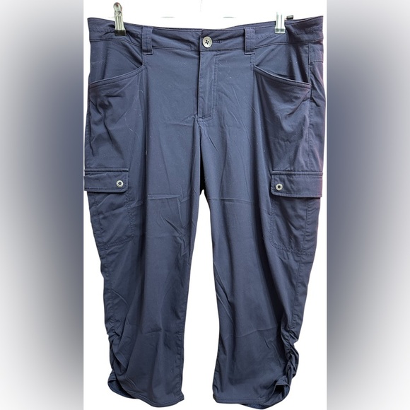 Eddie Bauer GuidePro Cropped Black Cargo Pants - Picture 2 of 9